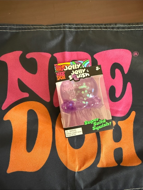Needoh Other - Needoh Jelly Squish Purple Sensory Toy - Super Solid Squish Authentic!